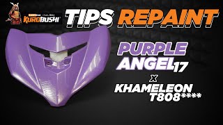 Download Lagu KOMBINASI WARNA UNGU PASTEL LEMBAYUNG EMAS MENGGUNAKAN PURPLE ANGEL 17 + KHAMELEON T808**** MP3