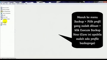 BACKUP DATABASE MYSQL LEWAT MYSQL ADMINISTRATOR