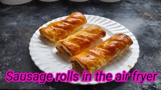 Sausage Rolls in the Air Fryer.