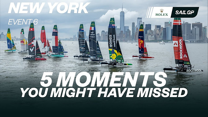 5 moments you might have missed at the Mubadala New York Sail Grand Prix