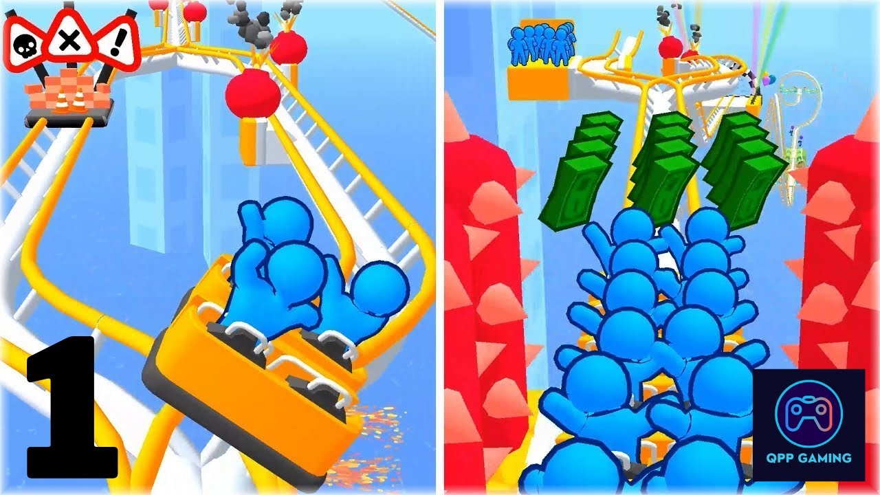 Runner Coaster - Gameplay Walkthrough Part 01 (iOS,Android)