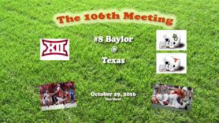 2016 Baylor @ Texas One Hour