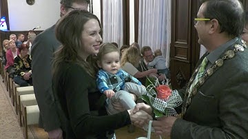 ÚSTÍ NAD LABEM: Vítání občánků na radnici MO - město