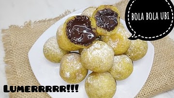 Bola bola ubi coklat lumer || cuma 4 bahan !! Mudah dan praktis