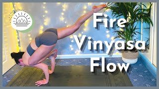 70 Min Fire Vinyasa Flow | Intermediate - Advanced | Heart Opening