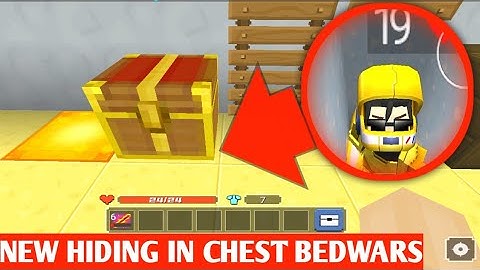 I got New Spot Hide Chest In Blockman Go Bedwars Version 2.8.2 Team Yellow 😃