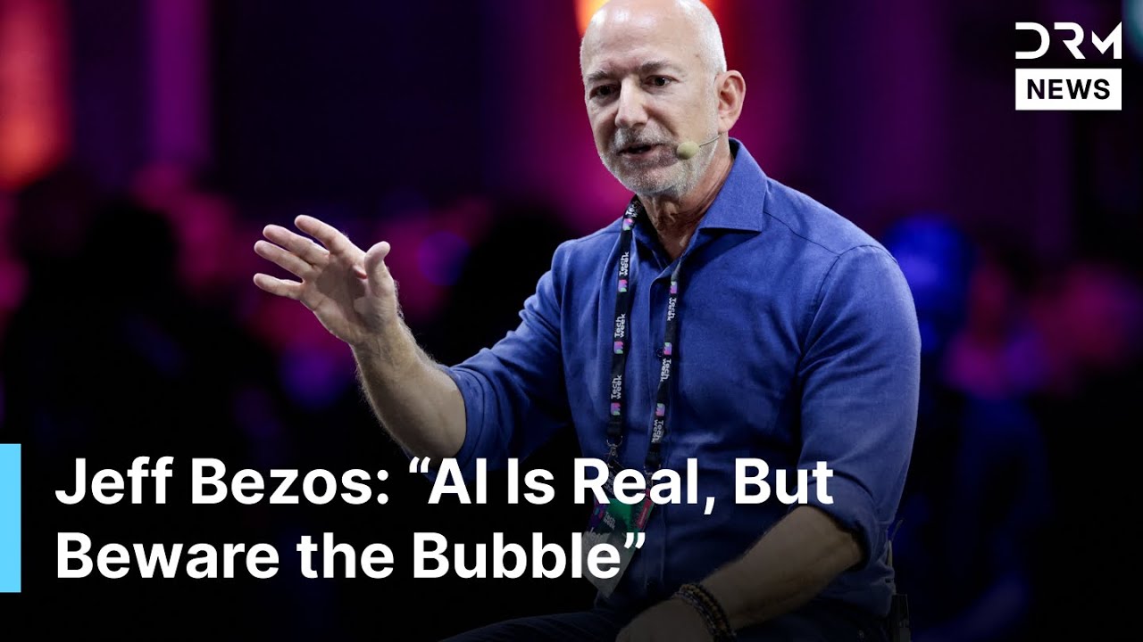BREAKING NEWS: Jeff Bezos Compares AI Boom to Internet Bubble at Italian Tech Week 2025 | AI1G