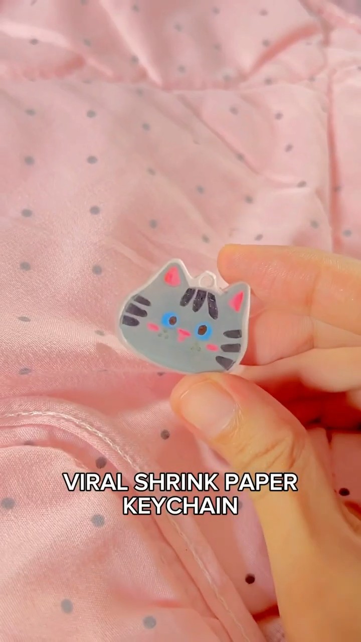 VIRAL‼️ SHRINK PAPER KEYCHAIN