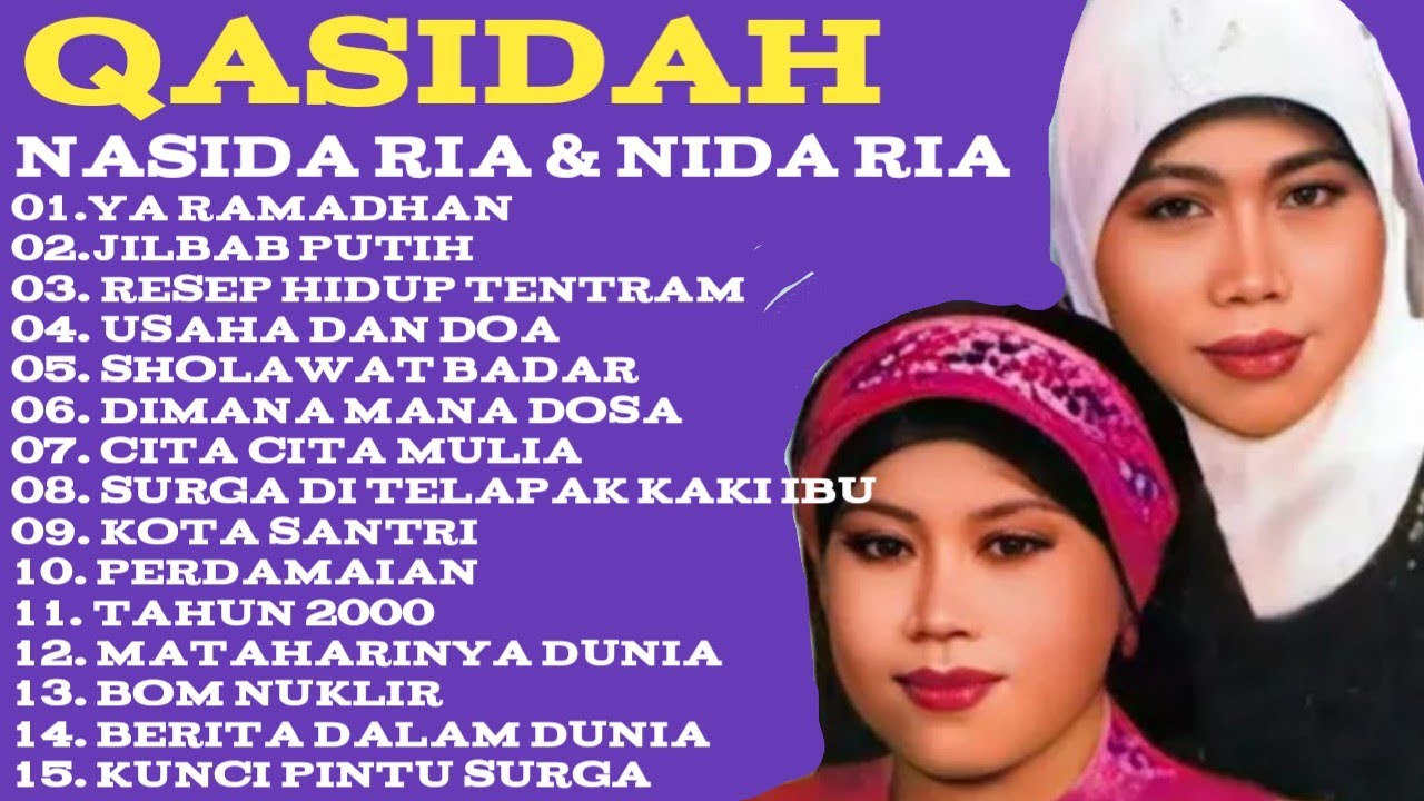 Qasidah Nasida Ria & Nida Ria Terbaik Sepanjang Masa - Suasana Damai Sepanjang Ramadhan@narim1235