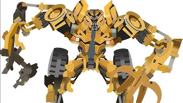 Constructicon Scrapper weapon test - Stick Nodes