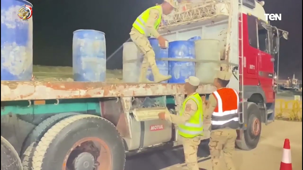 قوات حرس الحدود تنجح فى ضبط كميات كبيرة من الأسلحة والذخائر بإحدى معديات قناة السويس قبل تهريبها