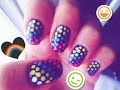 Twister Rainbow Nail Art