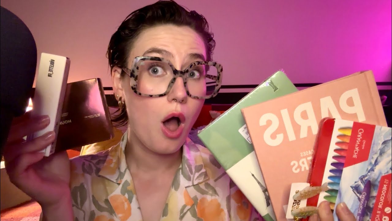 ASMR FR 💸 J’ai craqué 💄 BIG Haul papeterie & makeup