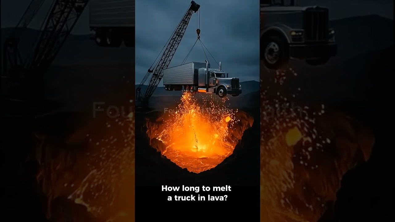 Truck vs Volcano