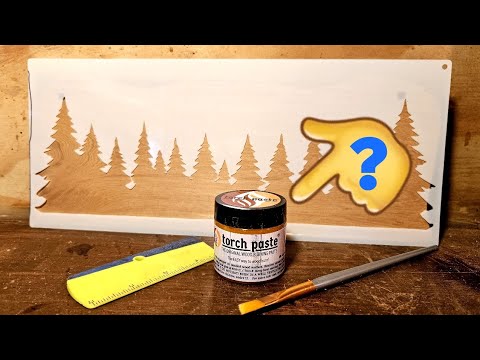 🔥 How To Wood Burn w/Chalk Couture & TORCH PASTE - The Original