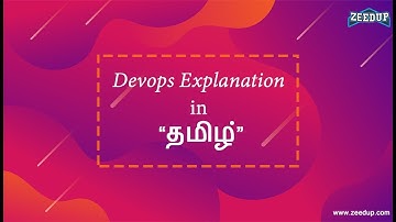 DevOps in Tamil with simple example in 10 minutes | Zeedup