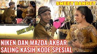 MOMEN SWEET💞NIKEN DAN MAZDA AKBAR SALING KASIH KODE BISIK BISIK