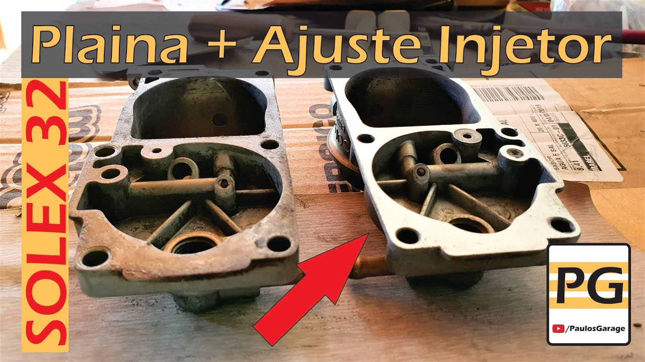Lixamento/Plaina + Ajuste Volume Injetor - Solex 32 - VW Bra