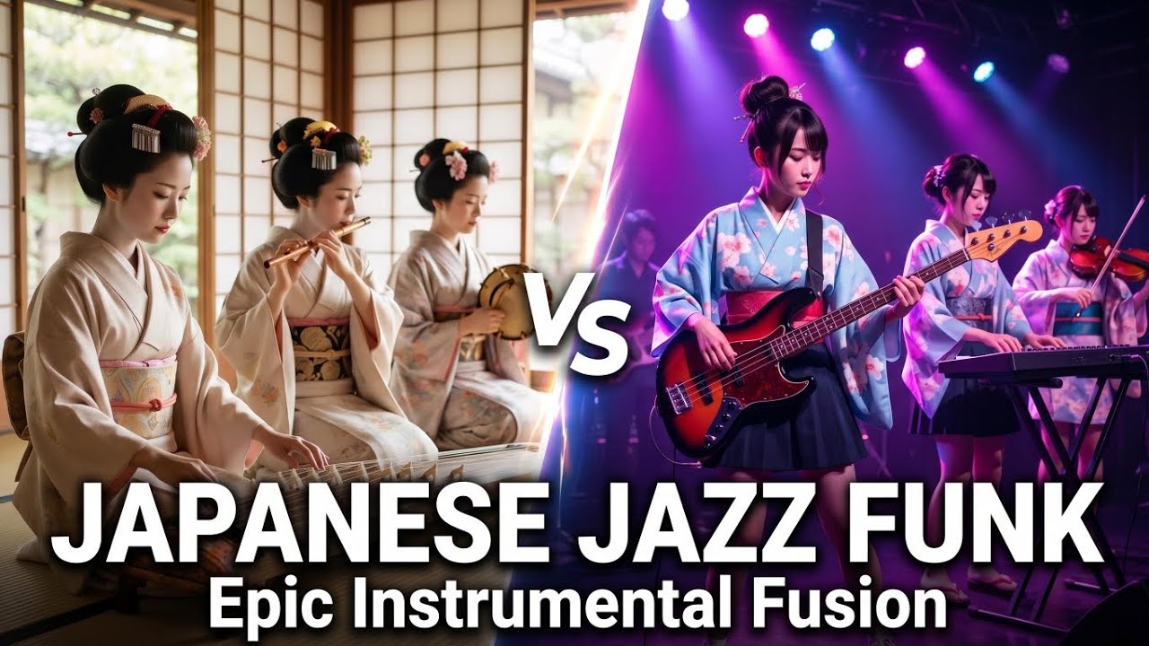 Tokyo Midnight Ritual: Japanese Jazz-Funk | 伝統と革新：真夜中の