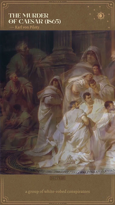 The Murder of Caesar: A Cinematic Historical Painting by Karl von Piloty