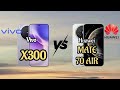 Vivo X300 Vs Huawei Mate 70 Air full specs comparison
