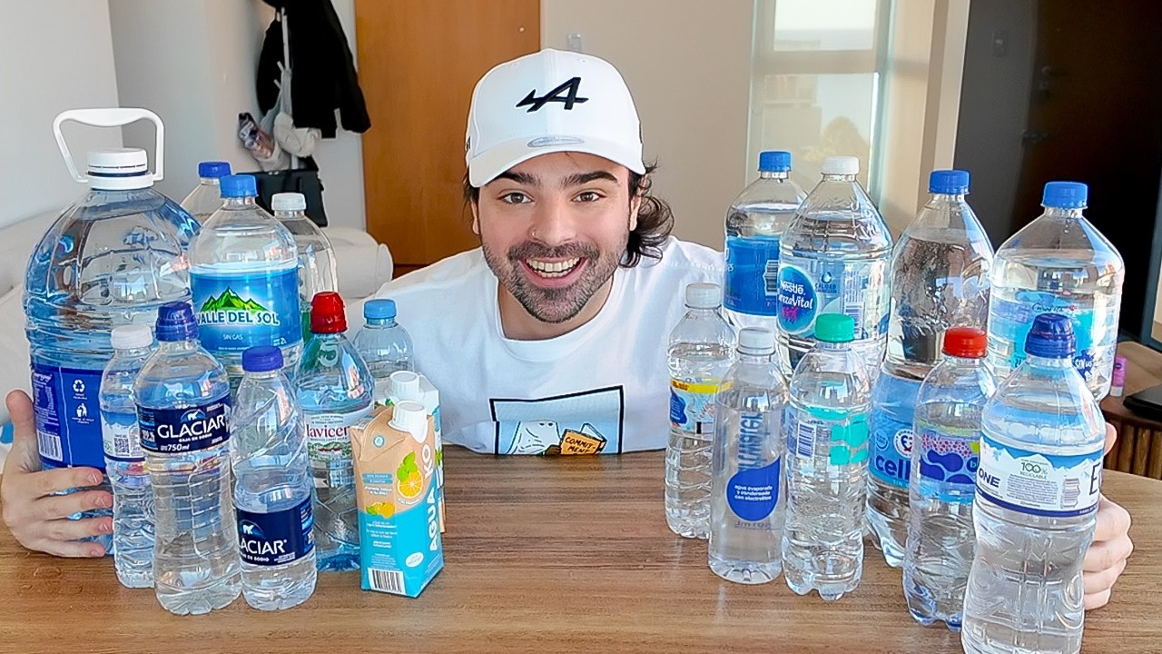 Probé TODAS las AGUAS para ENCONTRAR la MEJOR