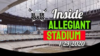 #raiders #nfl #lasvegas #allegiantstadium allegiant stadium las vegas,
progress, roof, parking, allegia...