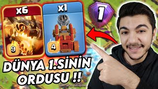 DÜNYA 1.SİNİN ORDUSUNU KULLANDIM !! Çok Güçlü !! - Clash Of Clans