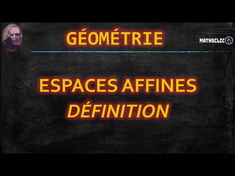 Vidéo: Quelle est la définition de l'espace en géométrie ?