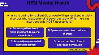 HESI Mental Health