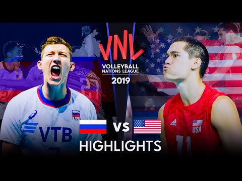 видео: LEGENDARY MATCH | RUSSIA vs USA | FINAL Men's VNL 2019