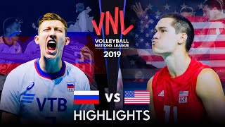 : LEGENDARY MATCH | RUSSIA vs USA | FINAL Men's VNL 2019