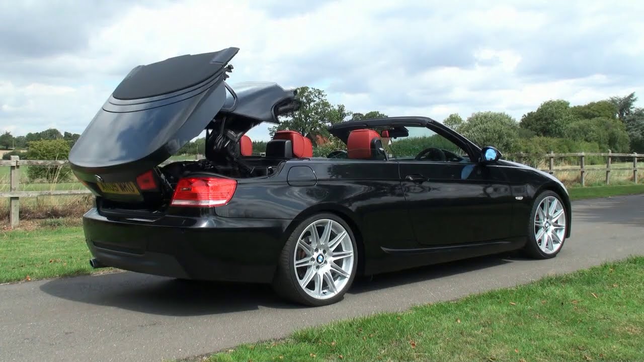 Transformation from Convertible to Hardtop in BMW YouTube