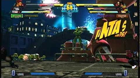 Marvel Vs Capcom 3 Xbox Live Player Match vs ZEROCHAN22