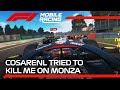 Cosarenl tried to kill me on monza  f1 mobile racing 2022