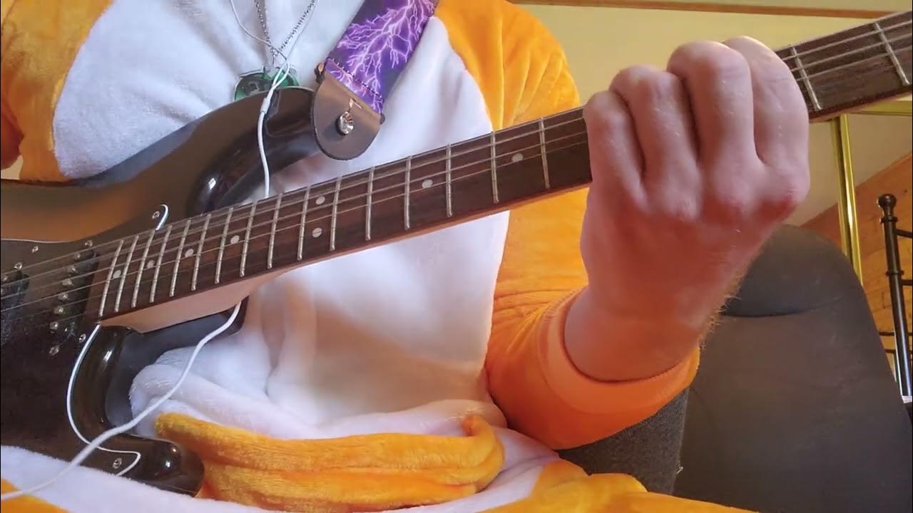 Kyuss Big Bikes guitar cover (while wearing a kangaroo onesie) 