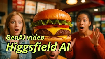 🍔Higgsfield AI | Bullet time, Arc Right, 3D Rotation, 360 Orbit | Visual effects