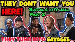 NO PHOTOS! THEY DON'T WANT YOU HERE! Buffalo City Hall Part 2, They Turn into SAVAGES
