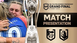 NRLW Post-Match Presentation | Telstra Women's Premiership Grand Final | 2023