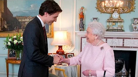 Justin Trudeau meets the Queen