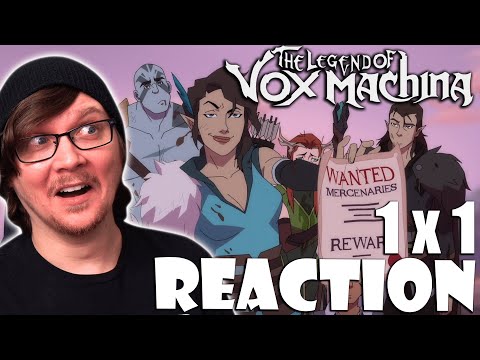 THE LEGEND OF VOX MACHINA 1x1 "The Terror of Tal'Dorei - Part 1" Reaction/Review! CRITICAL ROLE