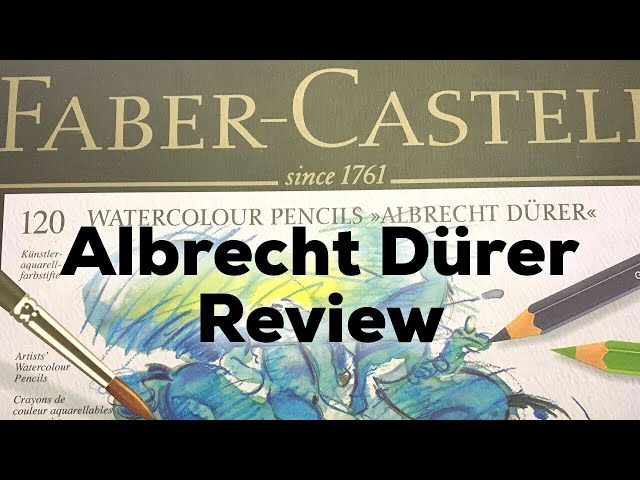 Faber Castell Watercolor Pencil Review. Comparing Albrecht Dürer &  Goldfaber Aqua 