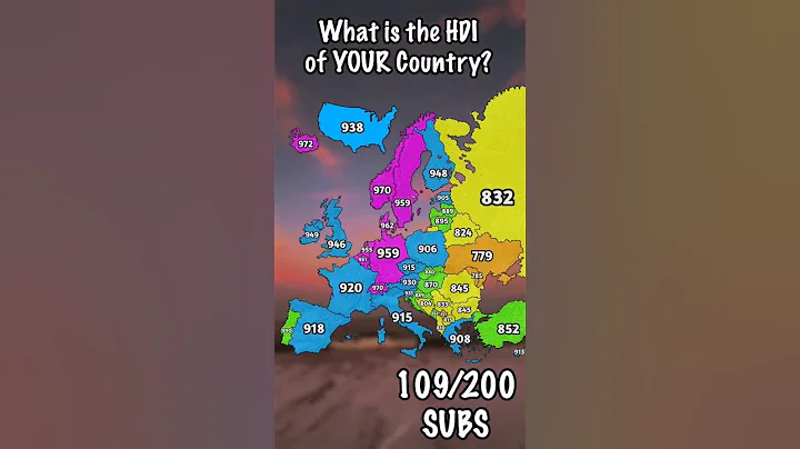 What is the Human Development Index (HDI) in YOUR Country? 🧑🏻 #shorts #geography #map
