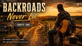 Backroads Never Lie 🌾 | Heartfelt Modern Country Song About Home & Memories (Official Lyric Video)