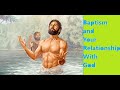 Baptism and Your Relationship With God | #bible #biblestudy #baptism