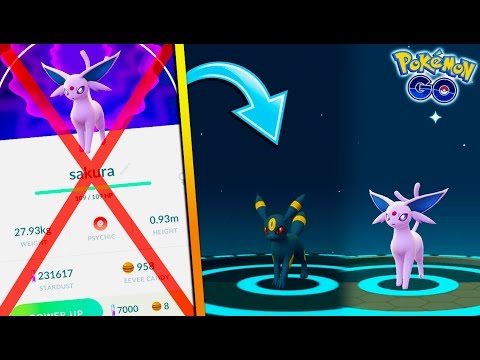 Pokémon Go SECRET - How to Evolve Eevee into Umbreon & Espeon! 