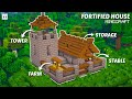 Minecraft : How to Build a Small Fortified House | Safe & Secure Base