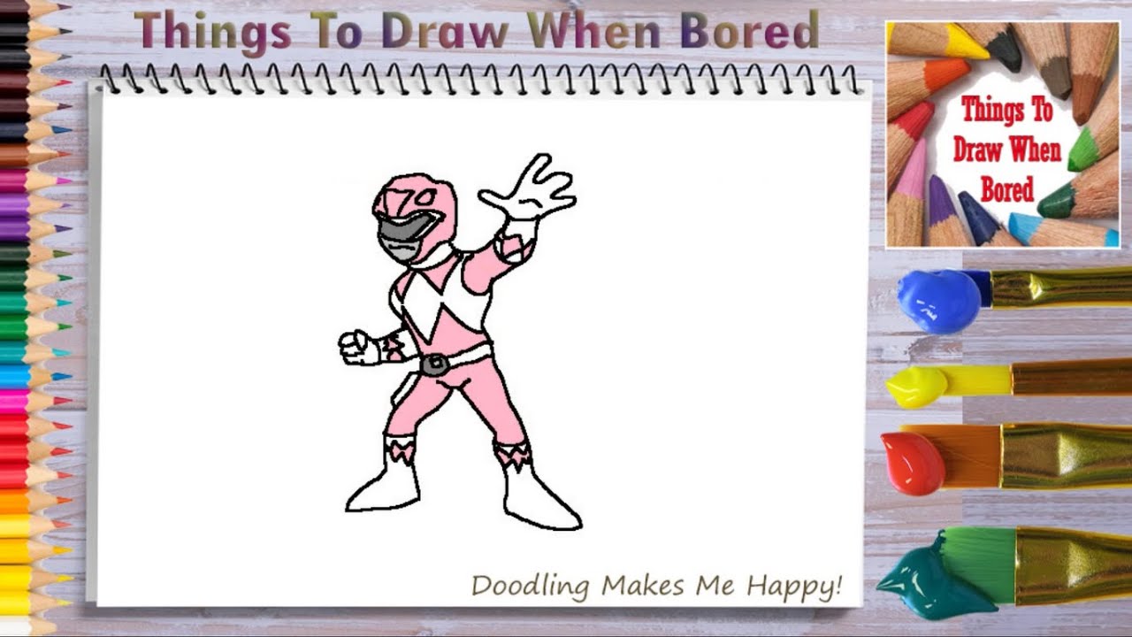 How To Draw The Pink Power Ranger ( How To Draw The Pink Power Ranger ...