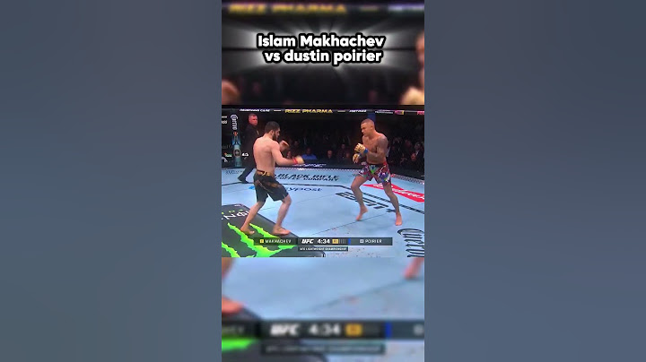 Islam makhachev VS  Dustin poirier | #ufc #mma #islammakhachev #shorts