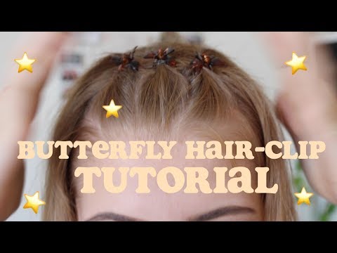 Butterfly Hairclip Tutorial Easy | 90S Early 2000S Hairstyle | Lilkamila